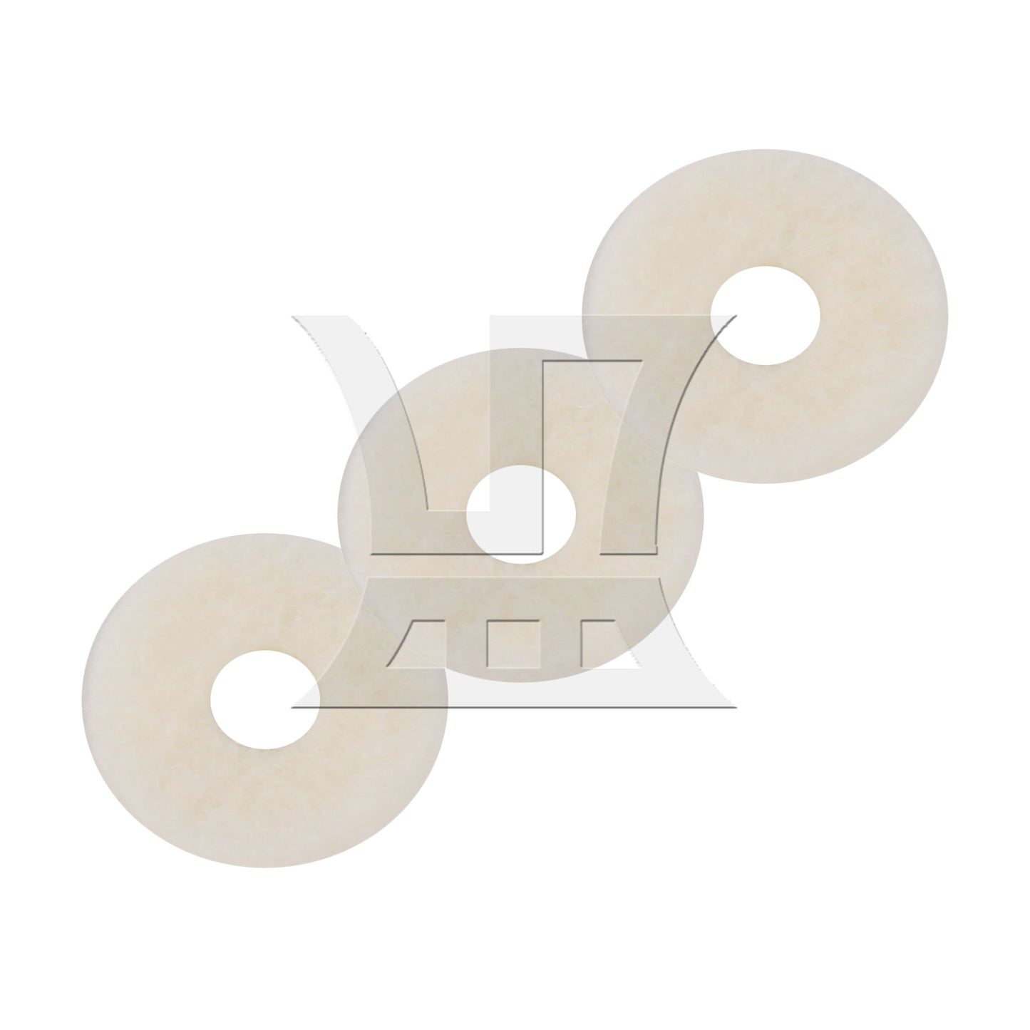 90pcs Piano Keyboard Felt Front Rail Regulating Punchings Repair Parts 12mm