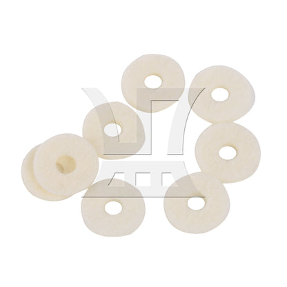 90pcs Piano Keyboard Felt Front Rail Regulating Punchings Repair Parts 12mm