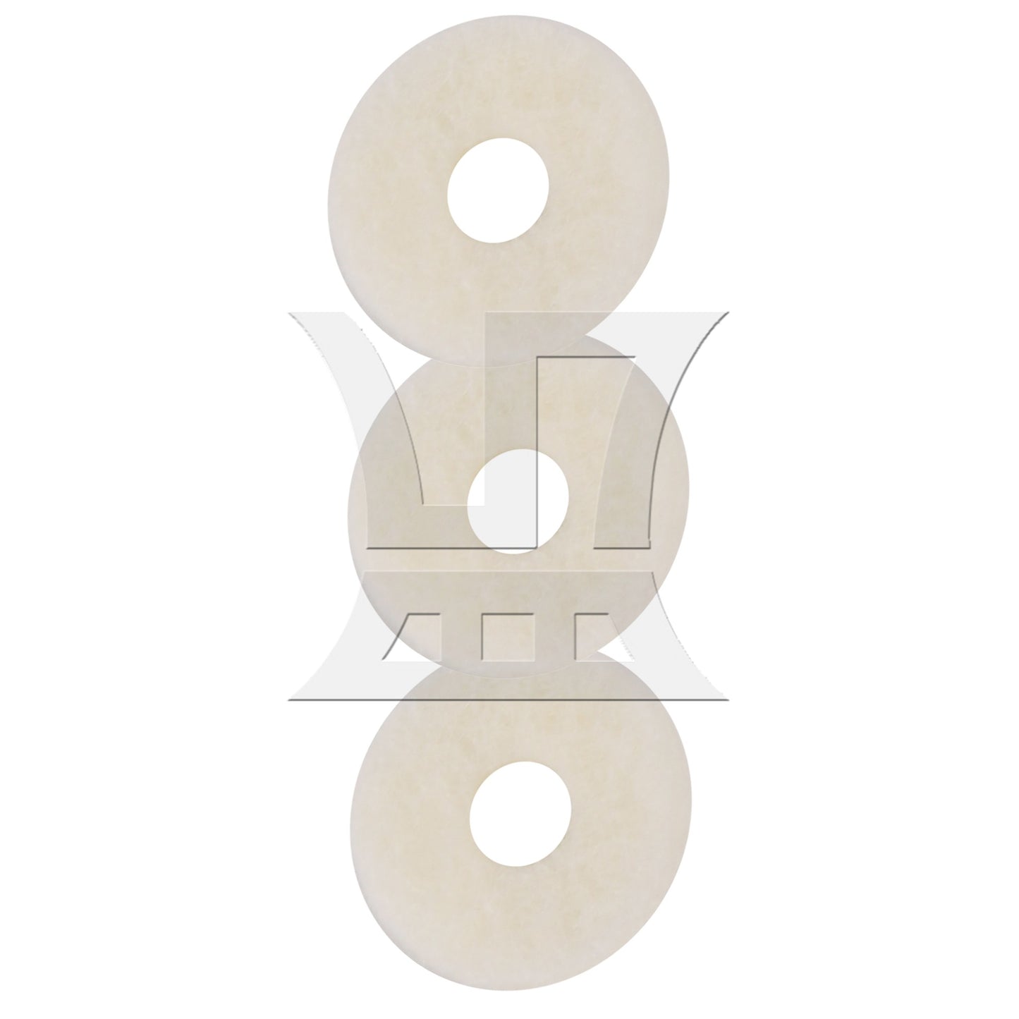 90pcs Piano Keyboard Felt Front Rail Regulating Punchings Repair Parts 12mm