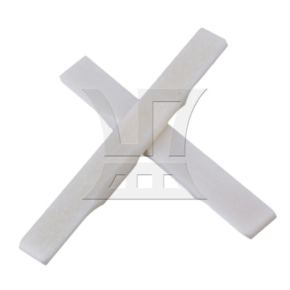 2pcs Real Natural Cattle Bone Ukulele Guitar Bridge Lower Saddle For 4 String