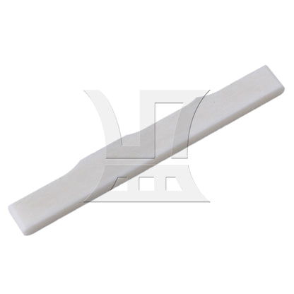 2pcs Real Natural Cattle Bone Ukulele Guitar Bridge Lower Saddle For 4 String