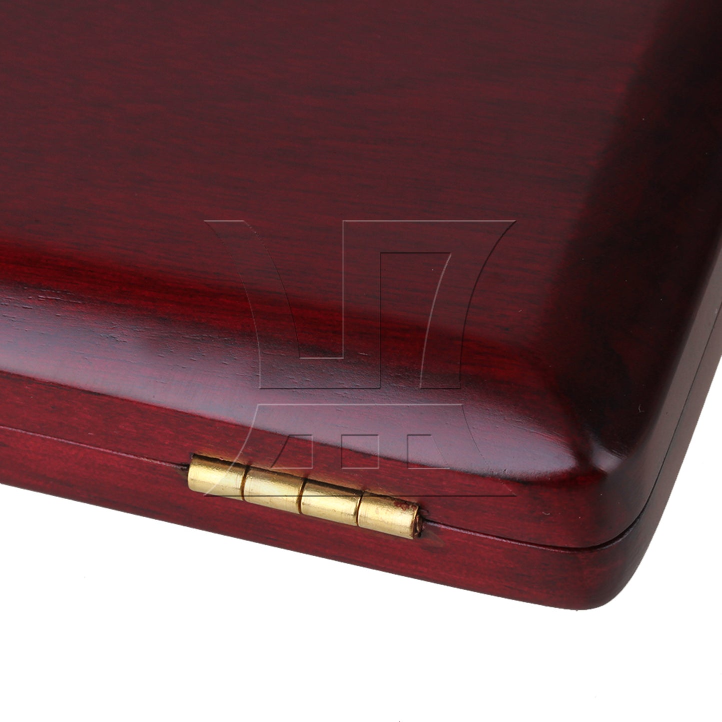 BQLZR Red Wood Color Wooden Bassoon Reeds Box for 4 Reeds Hold Open Easily Easy Use