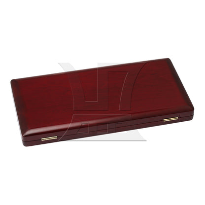 Mahogany Bassoon Reed Box for 9 Reeds Hold Close Tightly with Magnetic Closure