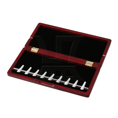 Mahogany Bassoon Reed Box for 9 Reeds Hold Close Tightly with Magnetic Closure