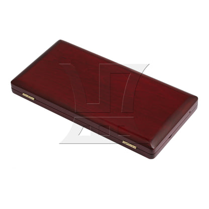 Mahogany Bassoon Reed Box for 9 Reeds Hold Close Tightly with Magnetic Closure