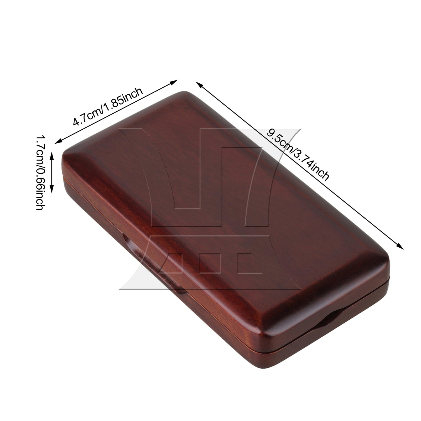 BQLZR Oboe Reeds Case Storage for 3pcs Reeds Maroon Distance Between the Holders 6mm