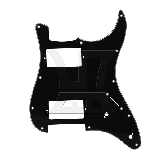 Standard Pickguard 3 Ply Double Humbucker HH Electric Guitar Scratchplate Black