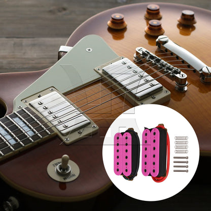 BQLZR High Gain Electric Guitar Humbucker Double Coil Bridge Neck Pickup Purple