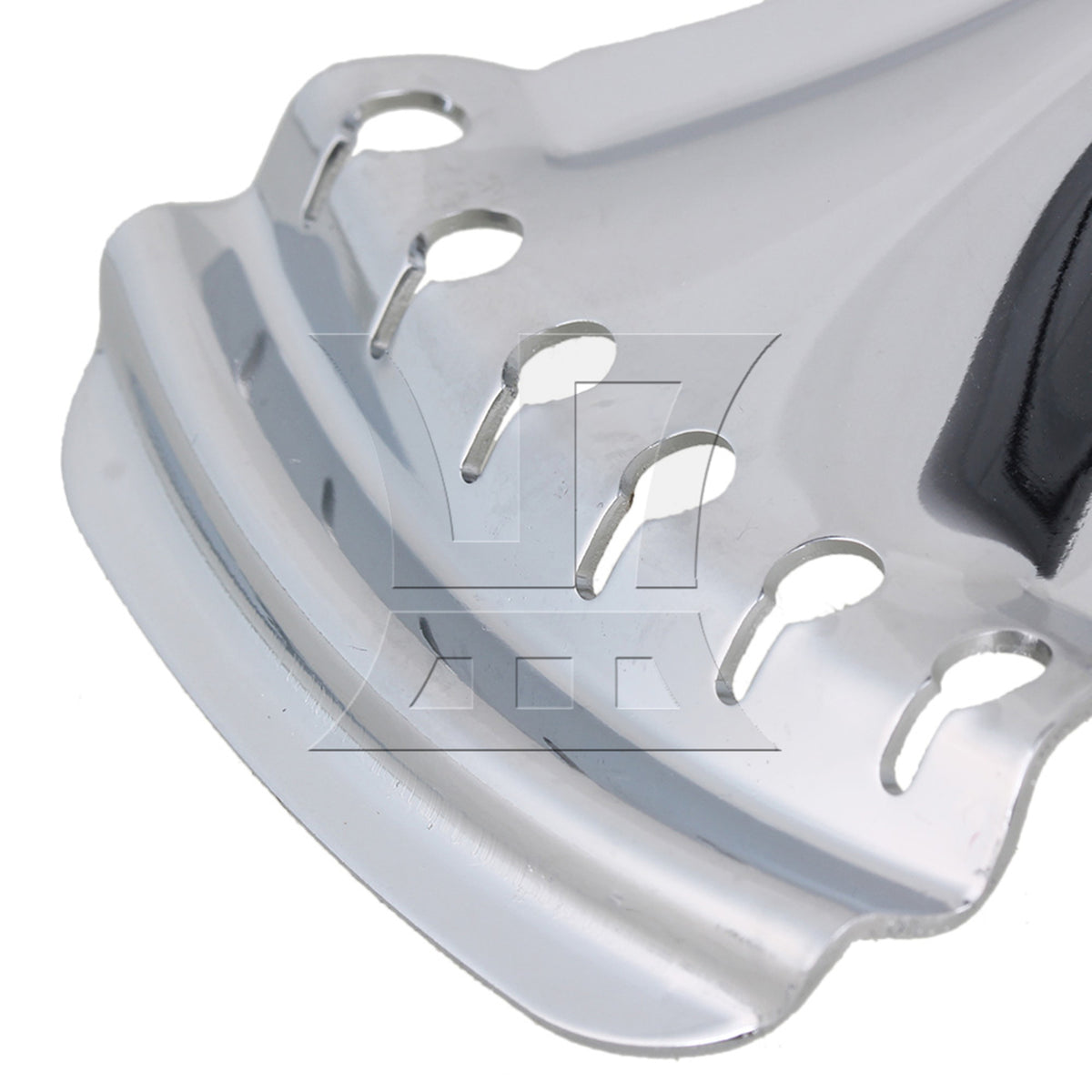 BQLZR 6 String Chrome Zinc Alloy Acoustic Guitar Tailpiece for Dobro Resonator