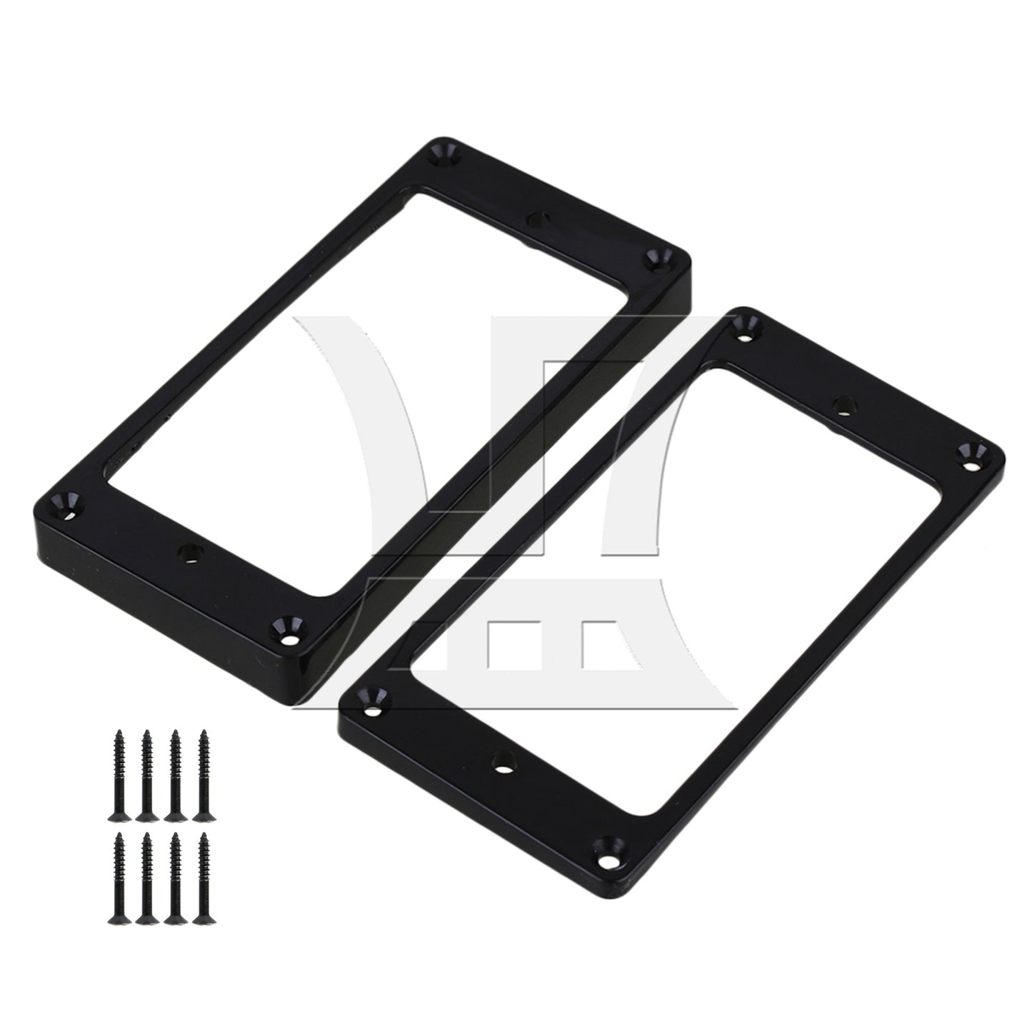 BQLZR Black Arc-shaped Bottom Pickup Mounting Ring Frames