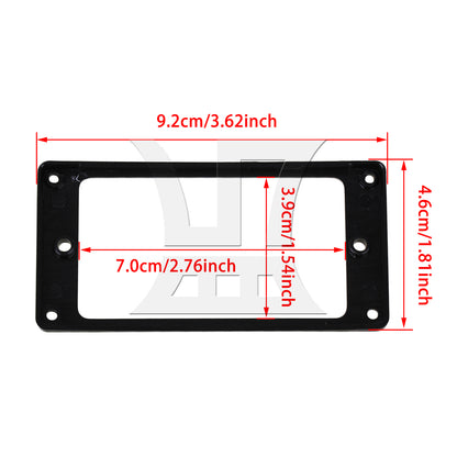 BQLZR Black Arc-shaped Bottom Pickup Mounting Ring Frames