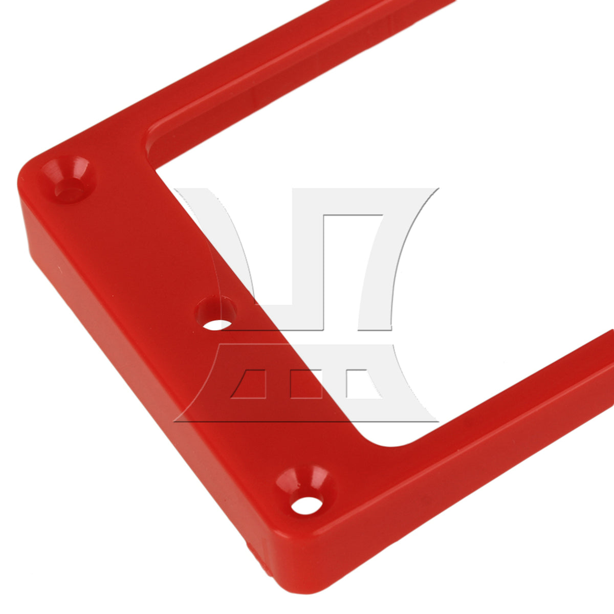 BQLZR Red ABS Arc-shaped Bottom Pickup Mounting Ring Frames 90x45mm