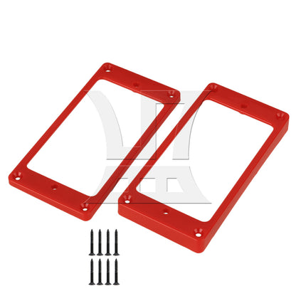 BQLZR Red ABS Arc-shaped Bottom Pickup Mounting Ring Frames 90x45mm