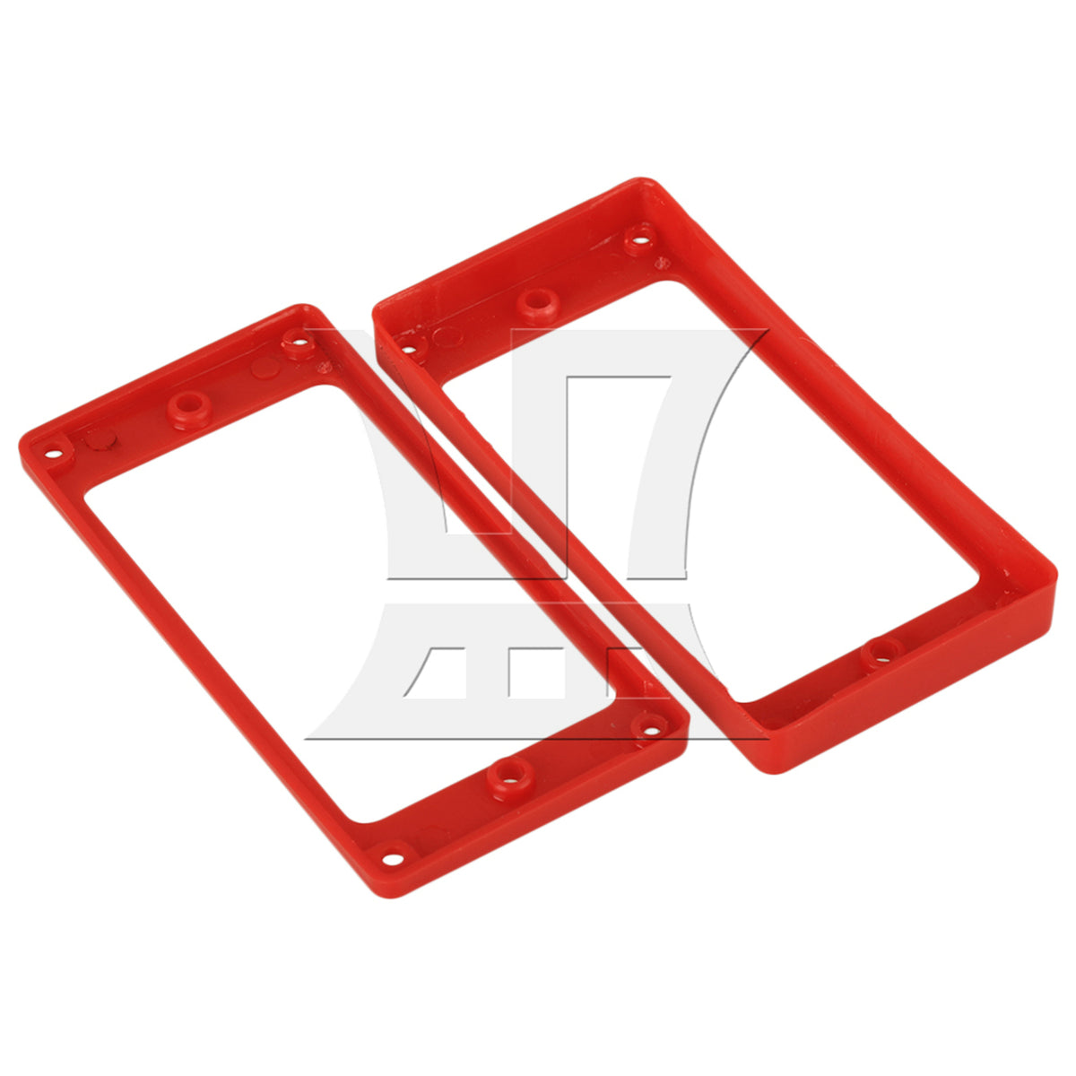 BQLZR Red ABS Arc-shaped Bottom Pickup Mounting Ring Frames 90x45mm