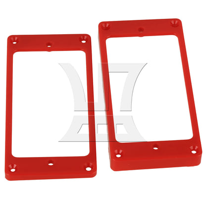BQLZR Red ABS Arc-shaped Bottom Pickup Mounting Ring Frames 90x45mm