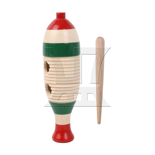 S Size Kindergarten Early Learning Wooden Fish Guiro Percussion Instrument