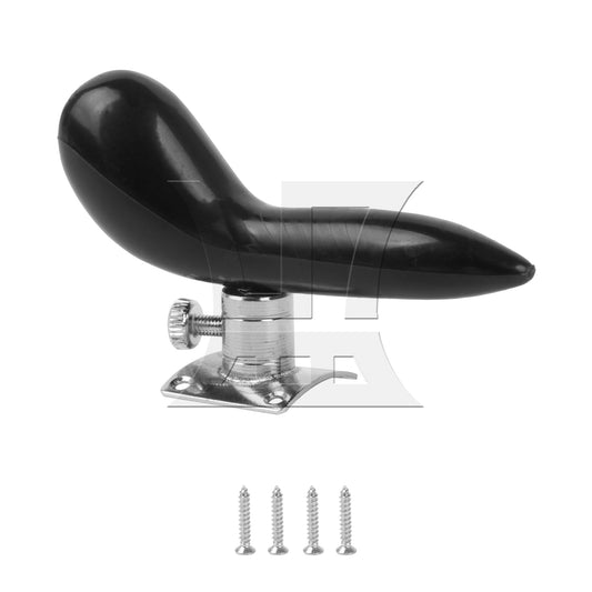 Black Bassoon Hand Holder Hand Saddle with 20x20mm Silver Plated Base