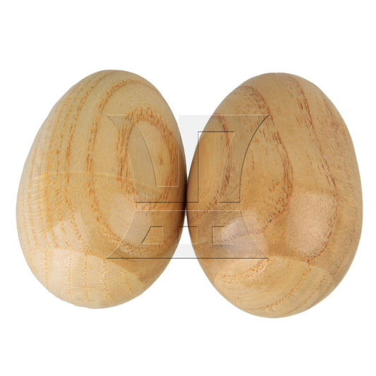 Musical Percussion Wooded Egg Shakers Rattle Set of 2 BQLZR