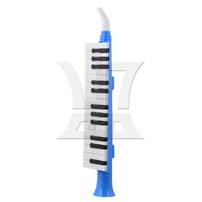Blue Lightweight 27 Keys Note Melodica Wind Piano Mouth Organ Plastic BQLZR