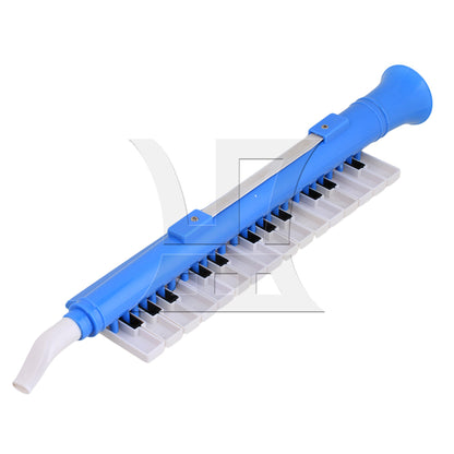 Blue Lightweight 27 Keys Note Melodica Wind Piano Mouth Organ Plastic BQLZR