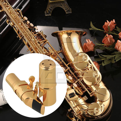 BQLZR B-flat Tenor Saxophone Mouthpiece Cap Ligature