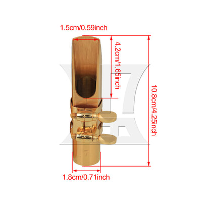 BQLZR B-flat Tenor Saxophone Mouthpiece Cap Ligature