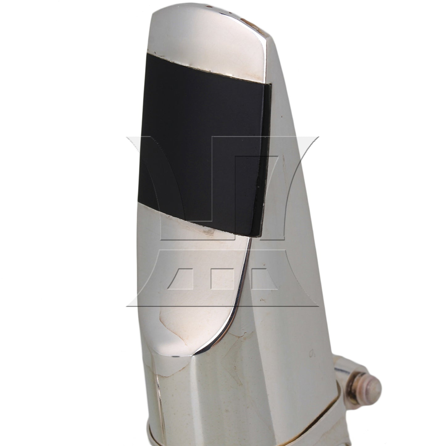 BQLZR Tenor Saxophone Sax Mouthpiece Cap Ligature BQLZR Silver plate #7 Good Sound