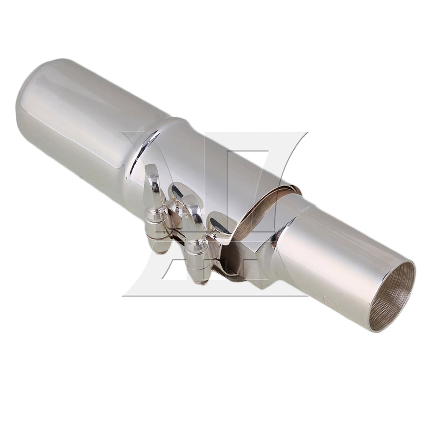 BQLZR Tenor Saxophone Sax Mouthpiece Cap Ligature BQLZR Silver plate #7 Good Sound