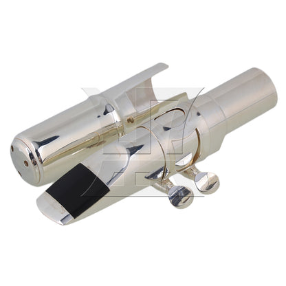 BQLZR Tenor Saxophone Sax Mouthpiece Cap Ligature BQLZR Silver plate #7 Good Sound