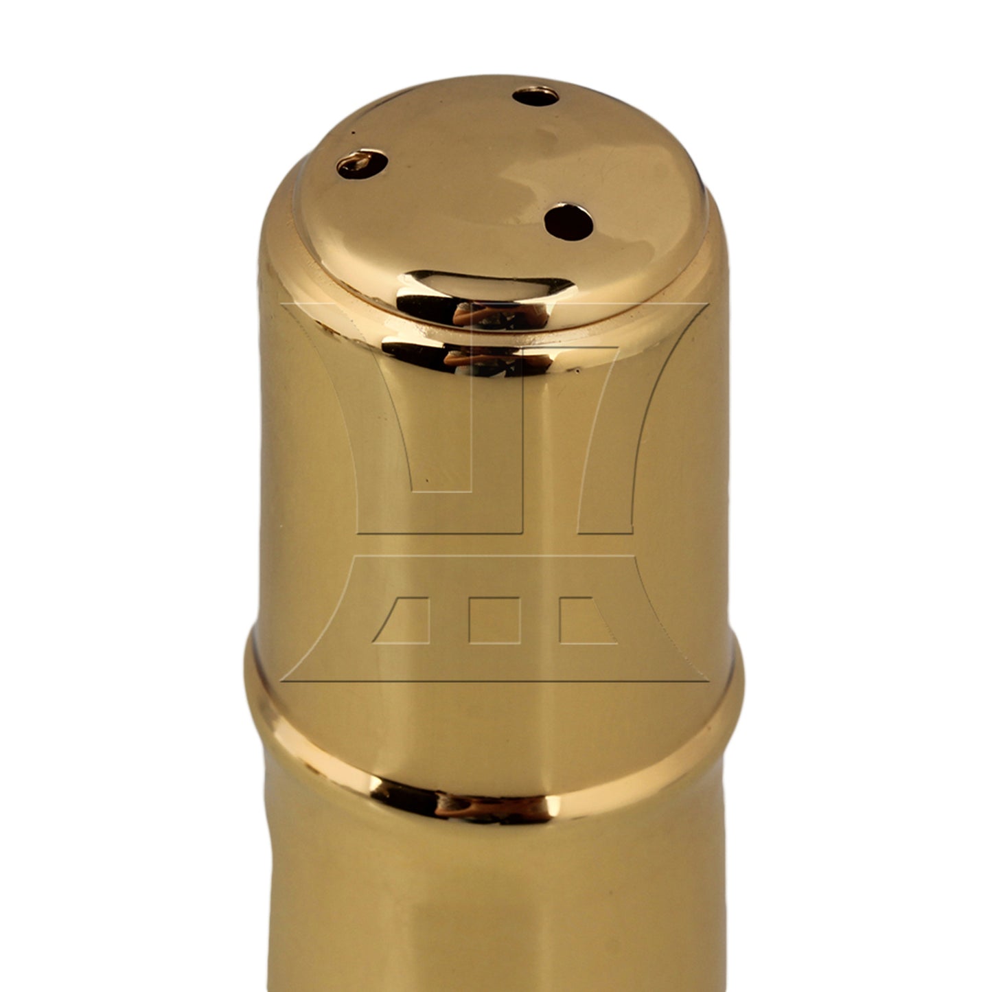 BQLZR Gold plated #7 B Flat Soprano Sax Saxophone Mouthpiece with Ligature Part