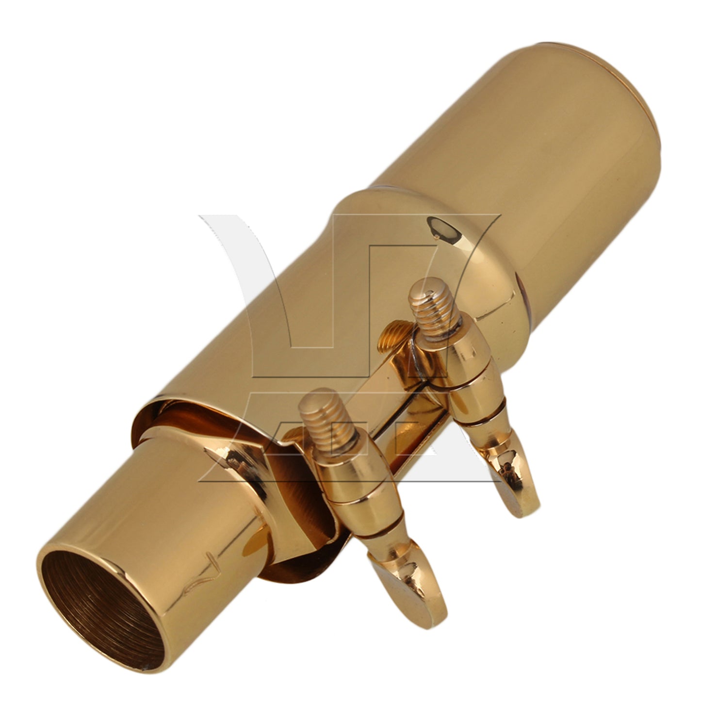 BQLZR Gold plated #7 B Flat Soprano Sax Saxophone Mouthpiece with Ligature Part