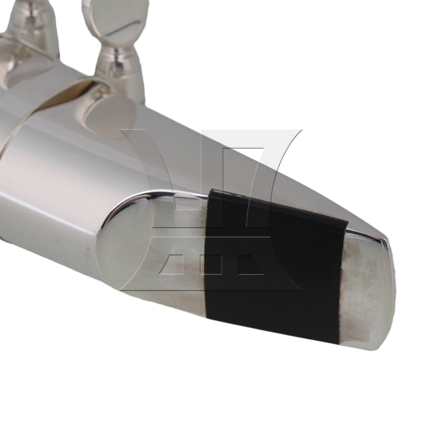 BQLZR E-flat BQLZR Alto Saxophone Sax Mouthpiece Cap Ligature 7# Nickel-plated Silver