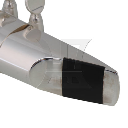BQLZR E-flat BQLZR Alto Saxophone Sax Mouthpiece Cap Ligature 7# Nickel-plated Silver