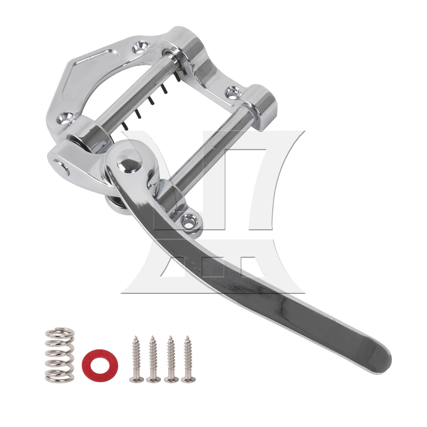 Silver Color Zinc Alloy Bridge Vibrato Tailpiece for Electric Guitar Part