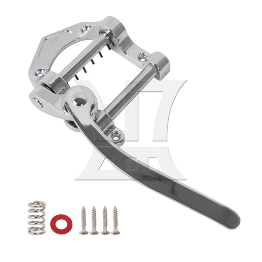 Silver Color Zinc Alloy Bridge Vibrato Tailpiece for Electric Guitar Part