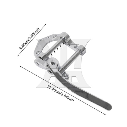 Silver Color Zinc Alloy Bridge Vibrato Tailpiece for Electric Guitar Part