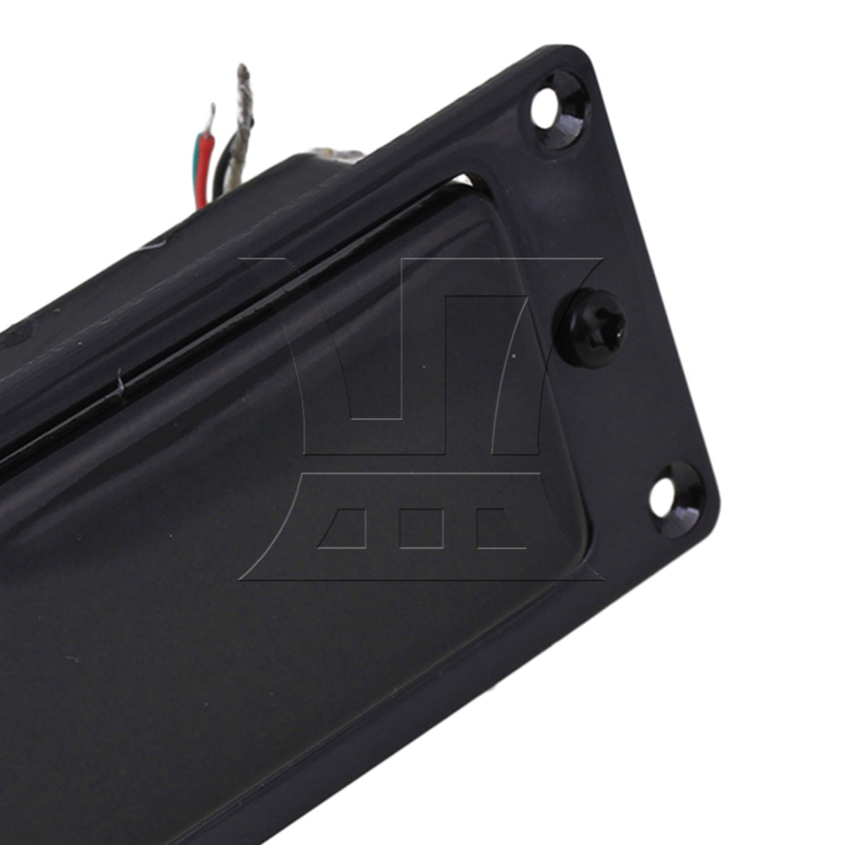 BQLZR Black Guitar Double Coil Pickup Set For Electric Parts Aluminum Alloy