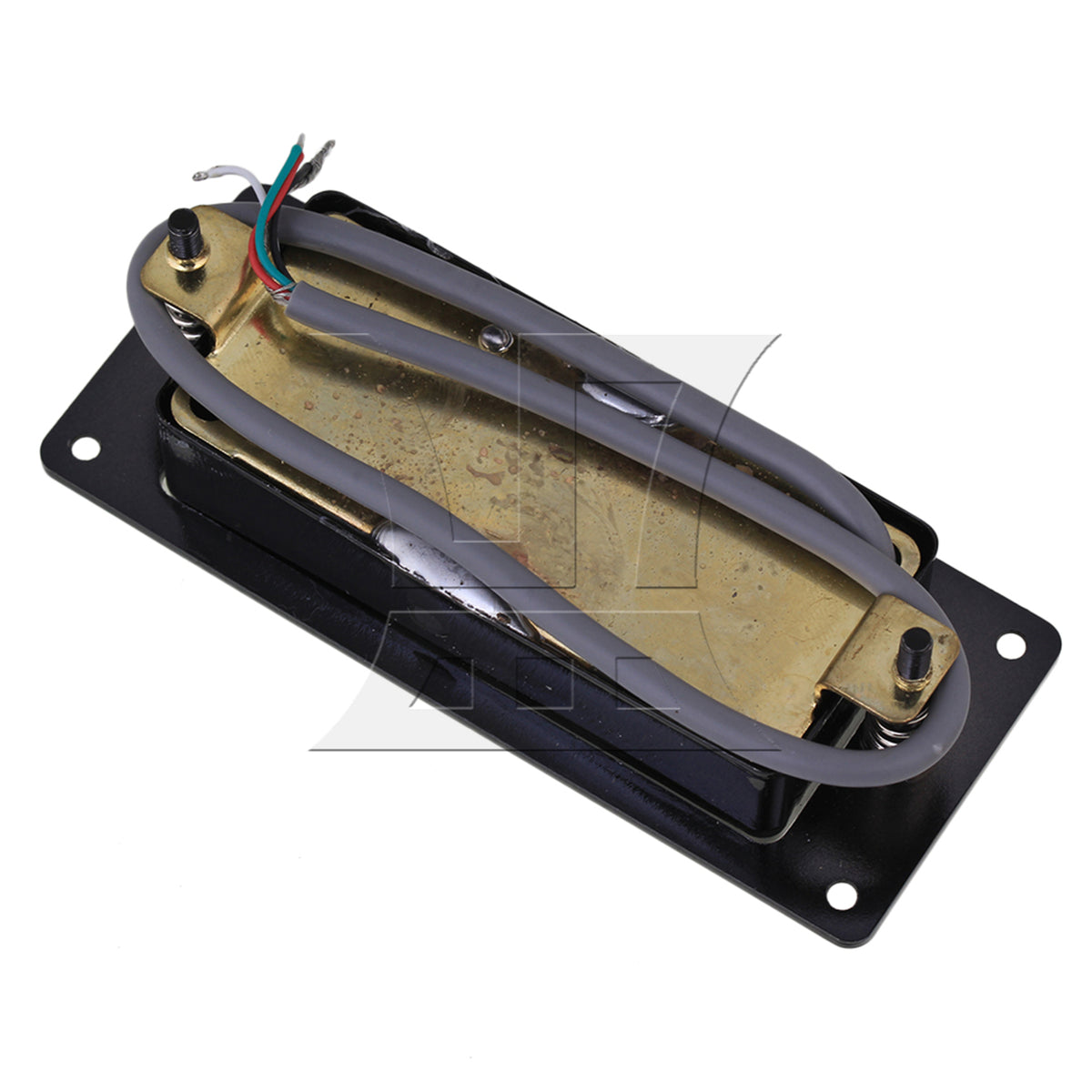 BQLZR Black Guitar Double Coil Pickup Set For Electric Parts Aluminum Alloy