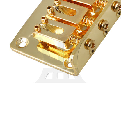 BQLZR Zinc Alloy 3 String Electric Cigar Box Guitar Bridge BQLZR Tailpiece Golden