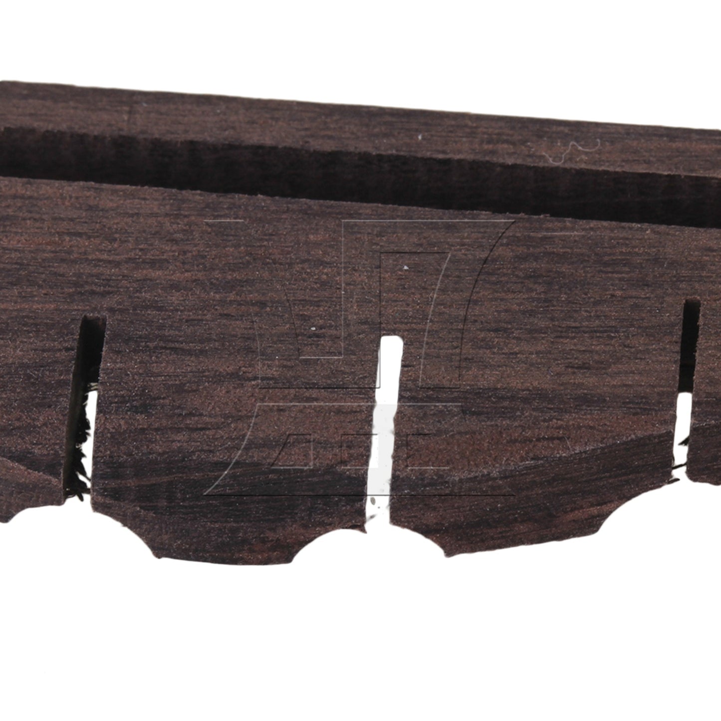 A Set of Rosewood Bridge Piezo Bridge Saddle Nut for Ukulele Guitar E-acoustic