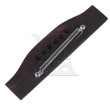 Yellow Rosewood 6 String Guitar Bridge Saddle Nut and Adjustable Shaft