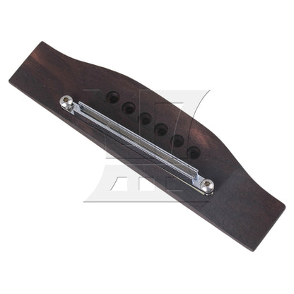 Yellow Rosewood 6 String Guitar Bridge Saddle Nut and Adjustable Shaft