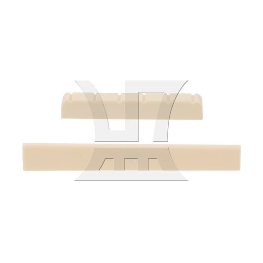 Beige 6 String Classic Guitar BQLZR 52x6x9mm Slotted Nut & 80x3x10mm Saddle