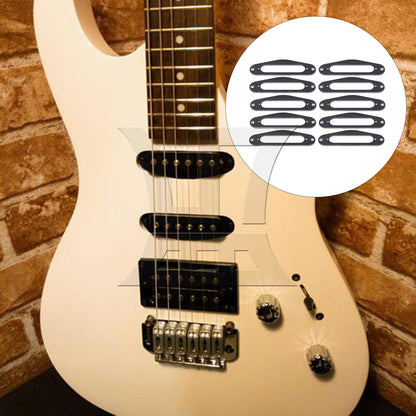 BQLZR  Black Guitar Replacement 3Ply Single Coil Pickup Mounting Ring