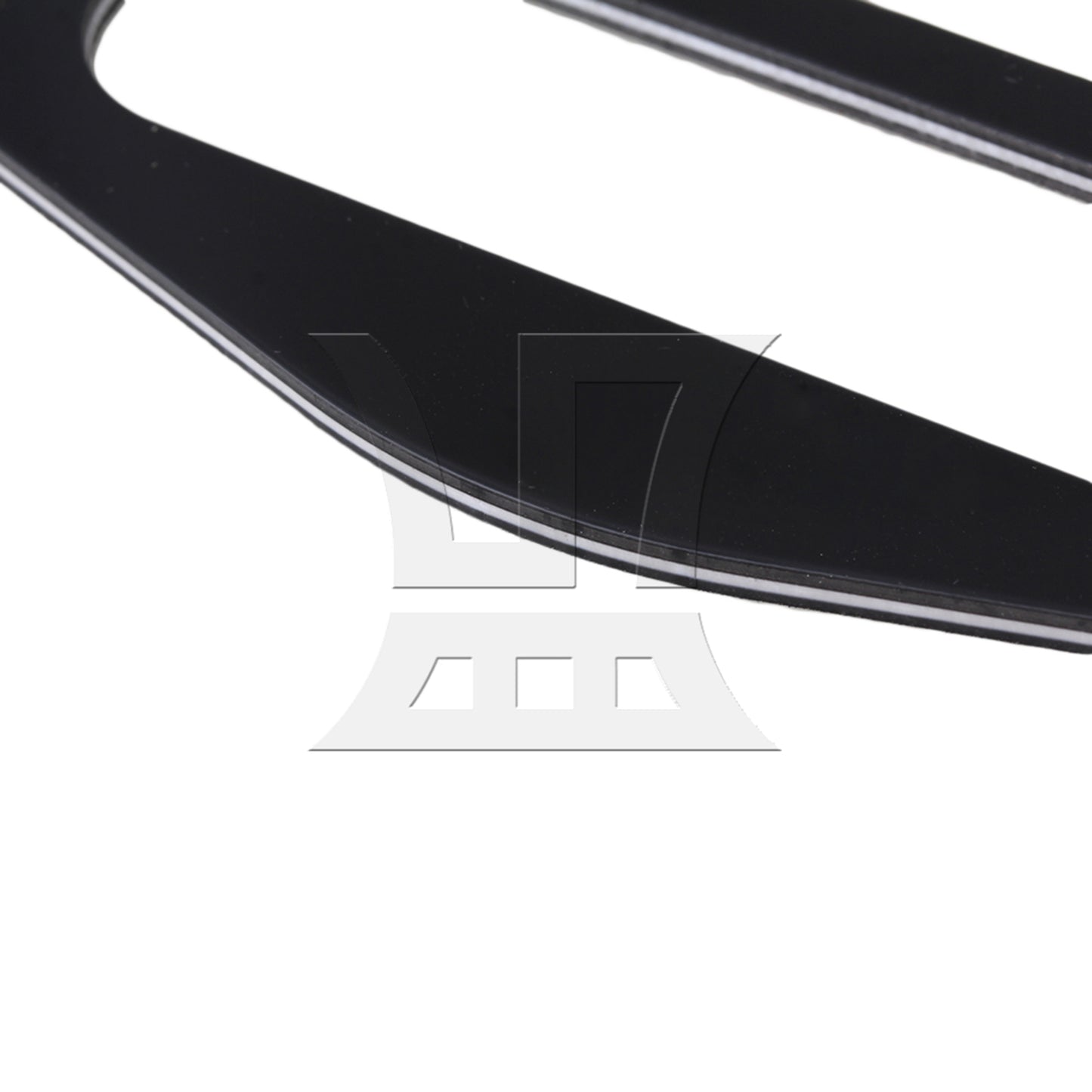BQLZR  Black Guitar Replacement 3Ply Single Coil Pickup Mounting Ring