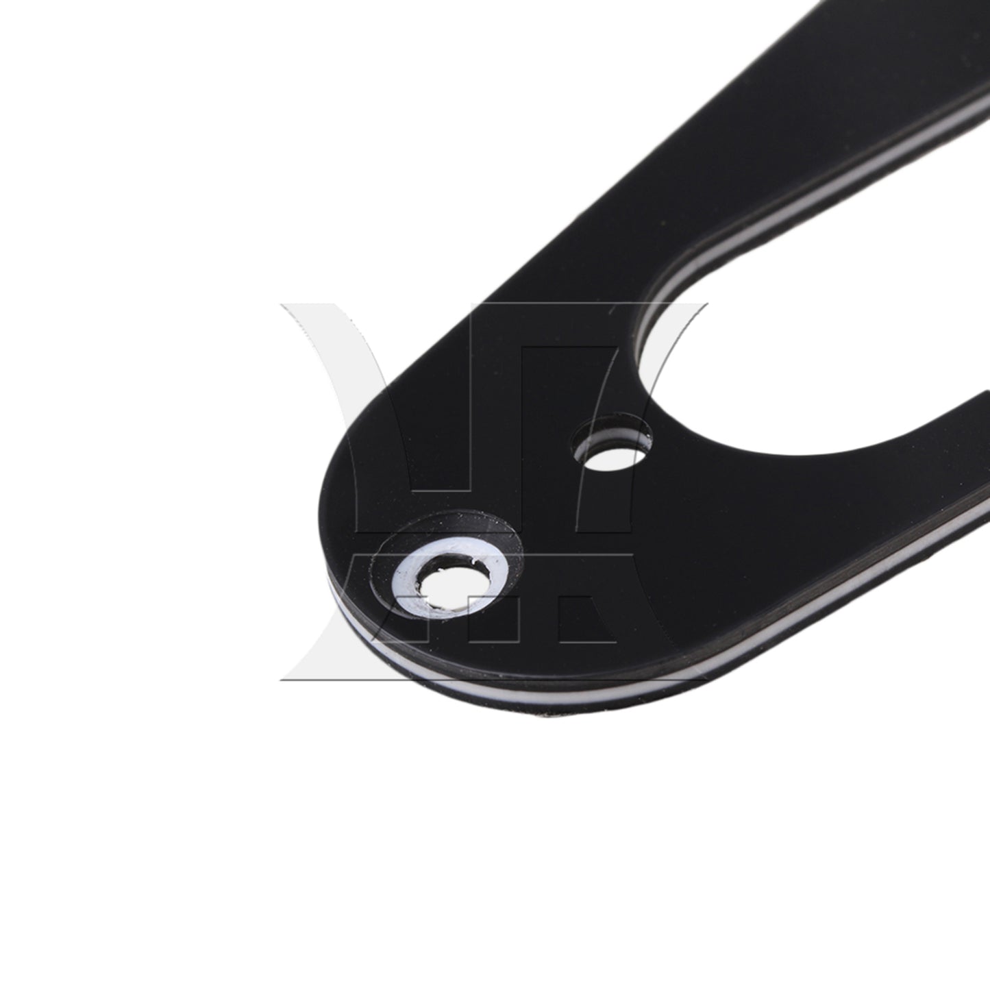 BQLZR  Black Guitar Replacement 3Ply Single Coil Pickup Mounting Ring