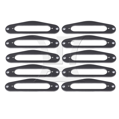 BQLZR  Black Guitar Replacement 3Ply Single Coil Pickup Mounting Ring
