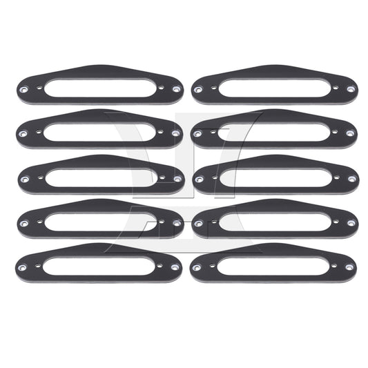 BQLZR  Black Guitar Replacement 3Ply Single Coil Pickup Mounting Ring