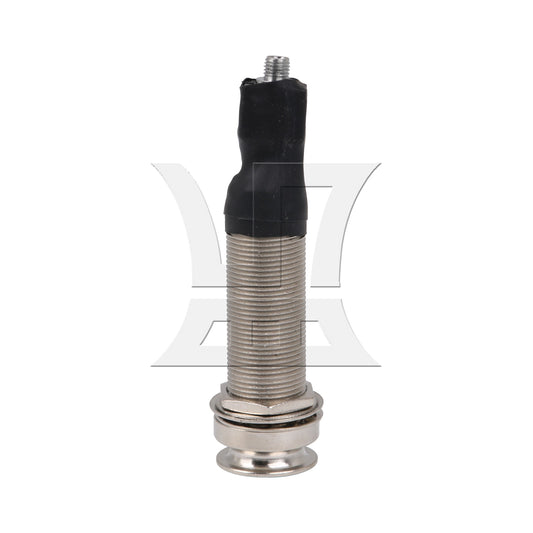 1/4" Silver Passive Guitar Piezo Pickup Output End Pin Jack 2.5mm Input