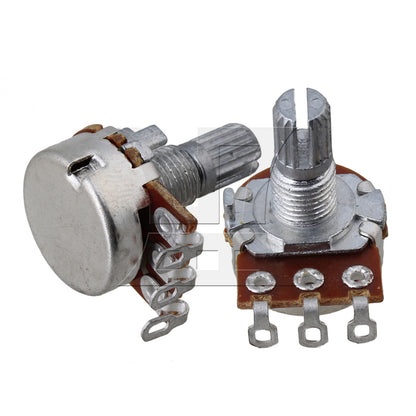 BQLZR 10PCS A500k 16mm Base 15mm Shaft Electric Guitar Tone Potentiometer BQLZR